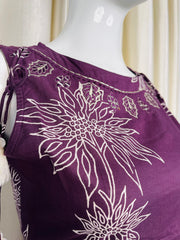 VOILET FLORAL CHARM TOP (SU 439)