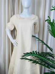 OFF WHITE HAKOBA PETER COLLAR NECK FROCK (SU 243)