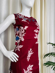 BURGUNDY CHARM TOP (SU 432)