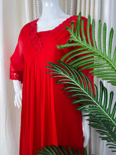 RED GEORGETTE KURTHI V NECK (SU 302)