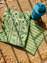 GREEN MOSAIC KURTHI SET (SU 612)