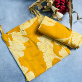 MUSTARD YELLOW NOODLE STRAP CO ORD SET (SU 334)