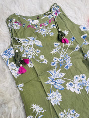 PASTEL GREEN CHARM CO ORD SET (SU 698)