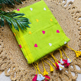 HRIDYA GREEN CANDY HEART SAREE (SU 711)