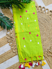 HRIDYA GREEN CANDY HEART SAREE (SU 711)