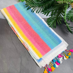 RAINBOW BREEZE MUL COTTON SAREE (SU 715)