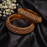 RAJWADI STONE BANGLES SET OF 2 (SJ 108)