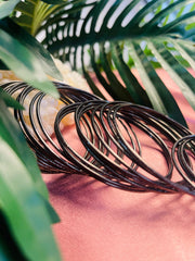 SILVER GLEAM BANGLES (SJ 109)