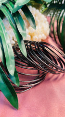 SILVER GLEAM BANGLES (SJ 109)