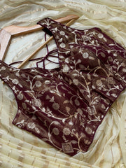 Brown blouse (ready made)