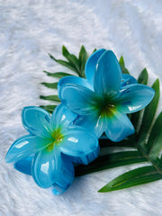 KOREAN CLAW HAIR CLIPS SKY BLUE ( SJ 73 )