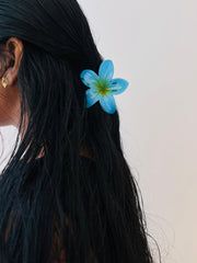 KOREAN CLAW HAIR CLIPS SKY BLUE ( SJ 73 )