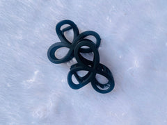 MANDARA HAIR CLAW CILP BLACK ( SJ 75 ) ( 1 count )