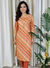 MAJENTA KURTHI WITH FRONT BUTTON & BEADS (SU 620)