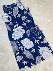 NAVY BLUE BOTANICAL CHARM TOP (SU 671)