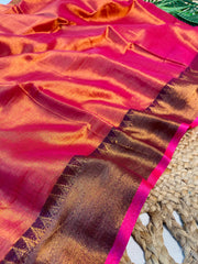 SUNSET EMBER☀️🩷TISSUE SILK SAREE ( SU 766)