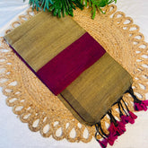 VAIGA✨🌺 VADAMALLI WITH BEIGE KHADI COTTON SAREE (SU 776)