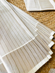 Ready to Wear Saree Champagne Stripes Saree su 529