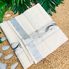 BLACK THREAD WAVE DOUBLE MUNDU ( SU 792)