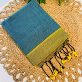 THENNAL✨🩵 KHADI COTTON SAREE (SU 774)