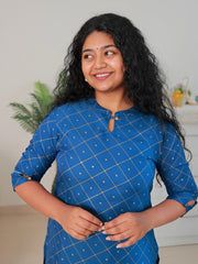 Blue kurtha Top - Daily Wear (SU 26)