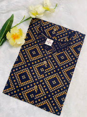 Dark Blue Kurtha Top