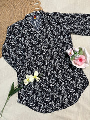 Black Short Kurthi - SU 64