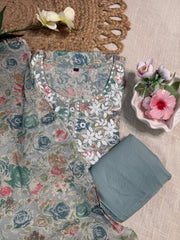 Pastel Green Kurtha Set - SU 72