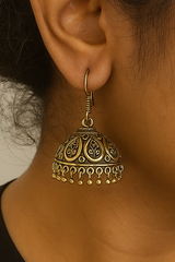 Carved Vintage Jhumka ( SJ 101 )