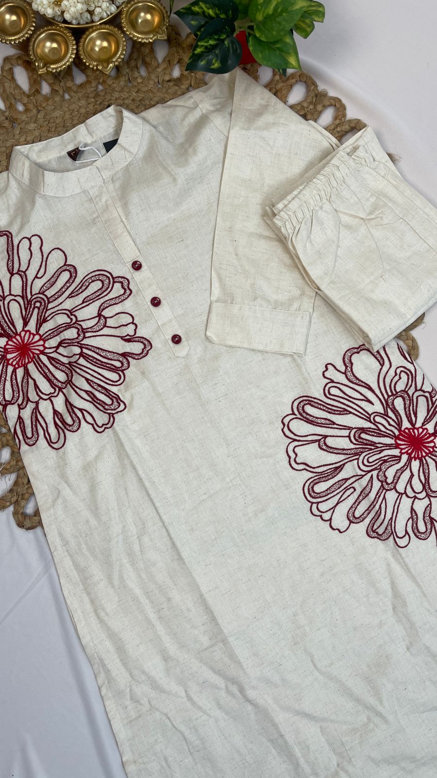 IVORY BLOSSOM CO-ORD SET