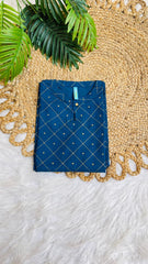 Blue kurtha Top - Daily Wear