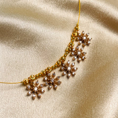SNOWFLAKE SPARK INVISIBLE NECKLACE (SJ 213)