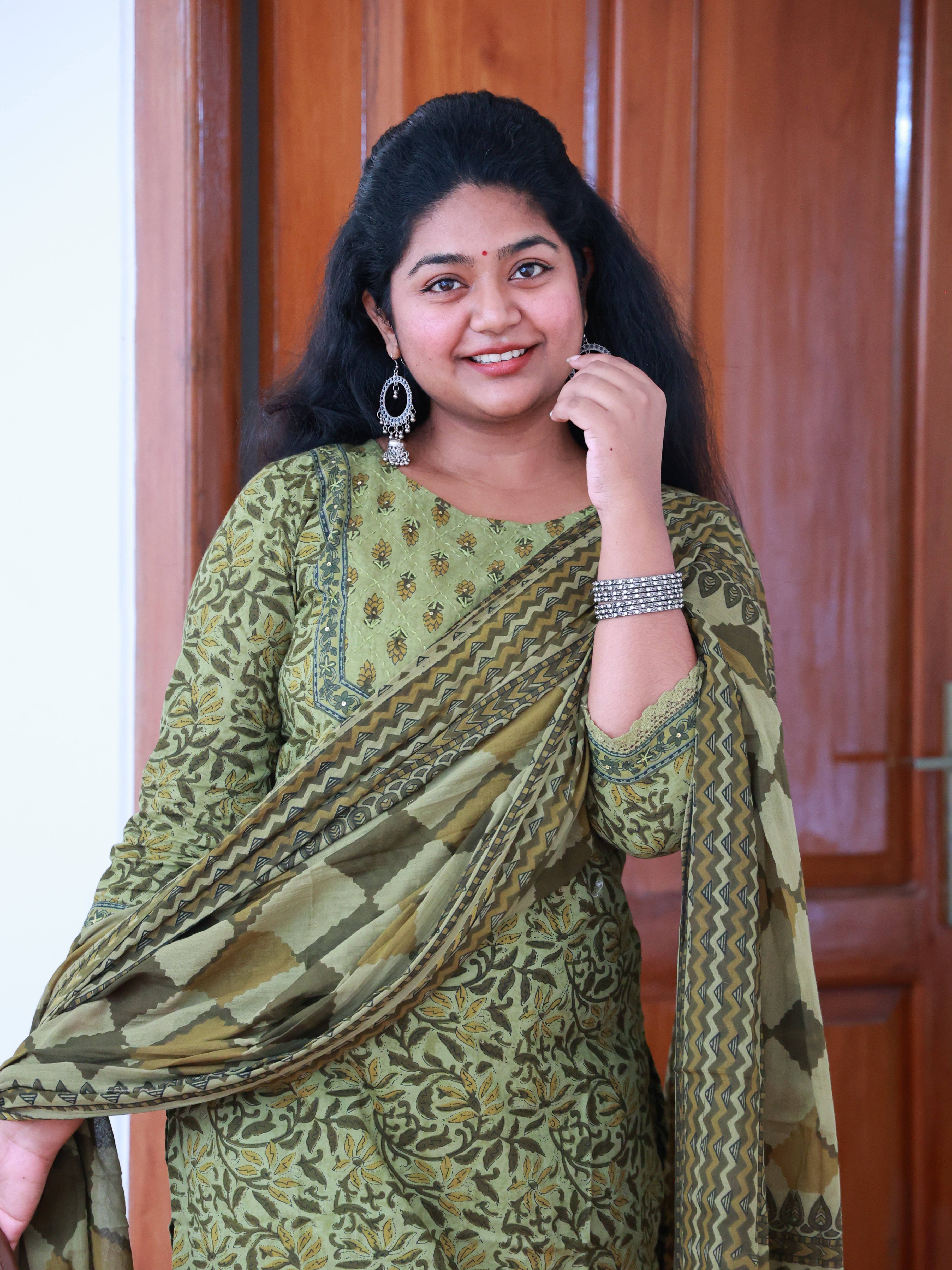 OLIVE BLISS COTTON  3 PIECE SET  - SU 426