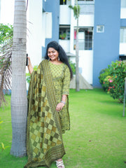 OLIVE BLISS COTTON  3 PIECE SET  - SU 426