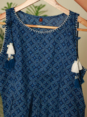 INDIGO BLUE SHORT KURTHI (SU 358)