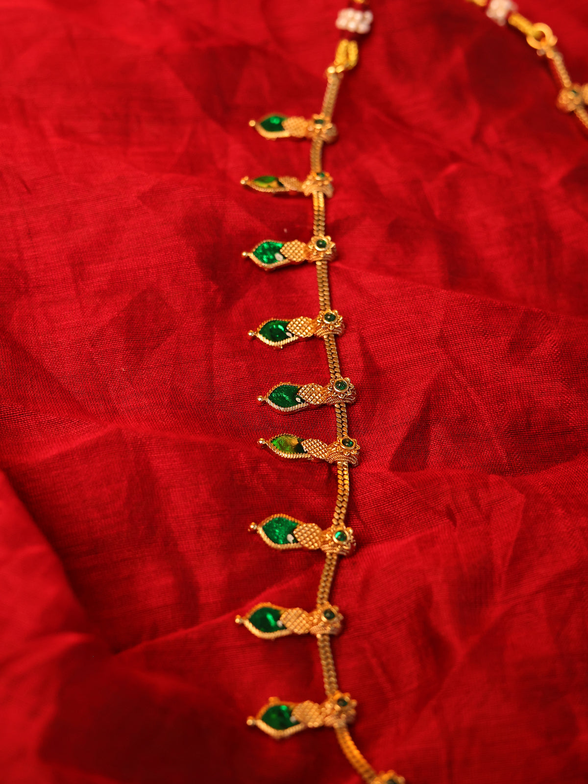Green palakka  Necklace Set ✨