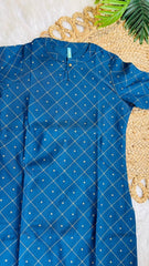 Blue kurtha Top - Daily Wear