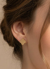 Gold Floral Studs (SJ 89 )