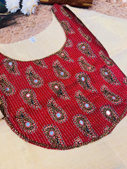 Ajrak Skirt & Top - Festive Wear