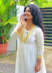 Elegant kasav frock model top