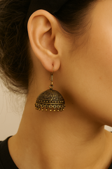 Mughal Brass Jhumka ( SJ 104 )