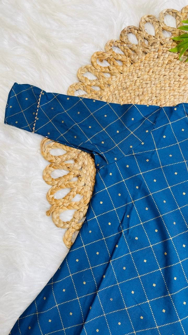 Blue kurtha Top - Daily Wear