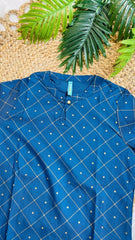 Blue kurtha Top - Daily Wear
