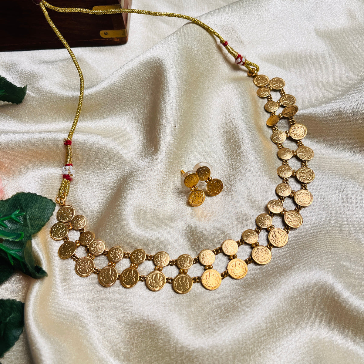 HERITAGE KASU MALA NECKLACE SET ( SJ 179)