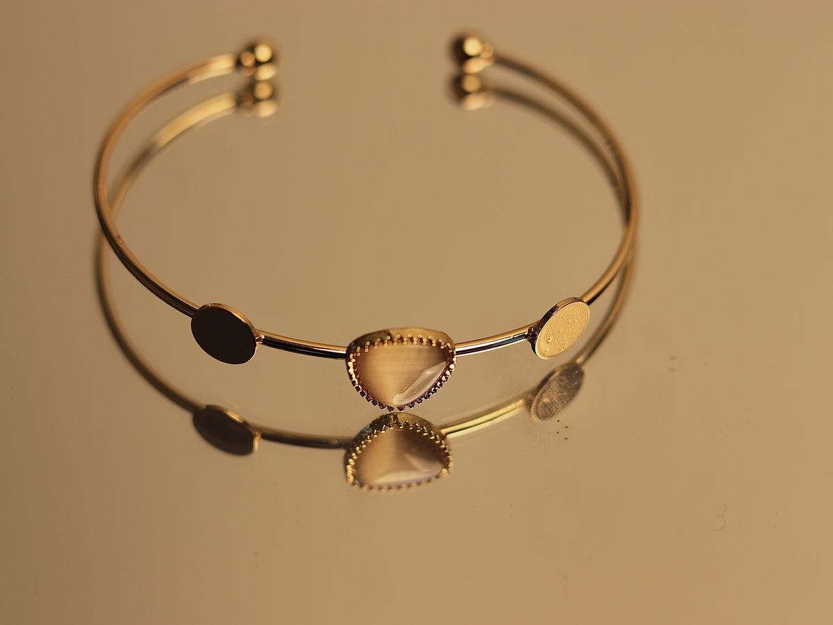 GOLD PLATED CUFF BRACELETS SJ 155