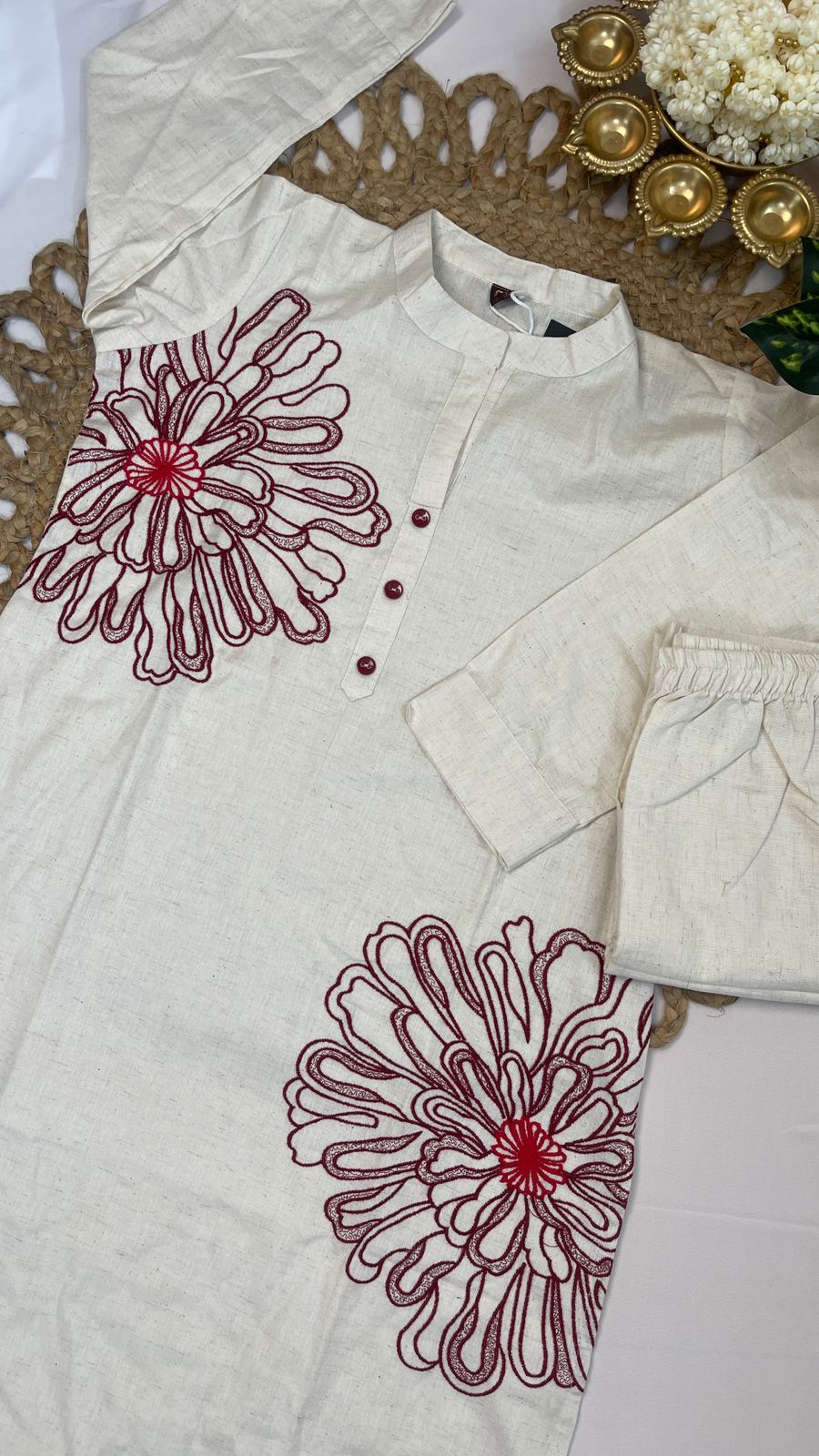 IVORY BLOSSOM CO-ORD SET
