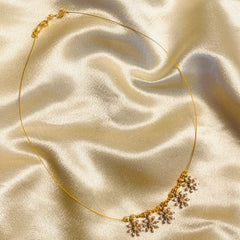 SNOWFLAKE SPARK INVISIBLE NECKLACE (SJ 213)