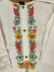 Hakoba Salwar Suit With Floral Works - Elegant Wedding & Traditional Wear