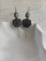 Boho Silver Floral Bugadi (SJ 99)