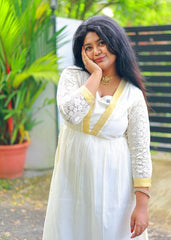 Elegant kasav frock model top